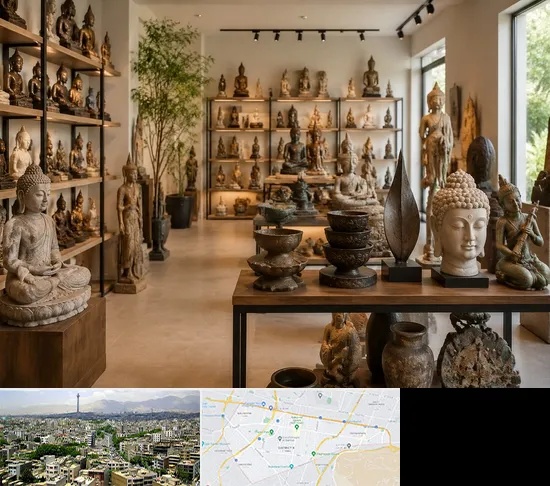 مجسمه فروشی در منطقه 8 تهران