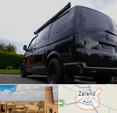 اجاره ون با راننده در زرند