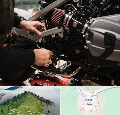 تعمیرگاه موتور سیکلت در ماسال