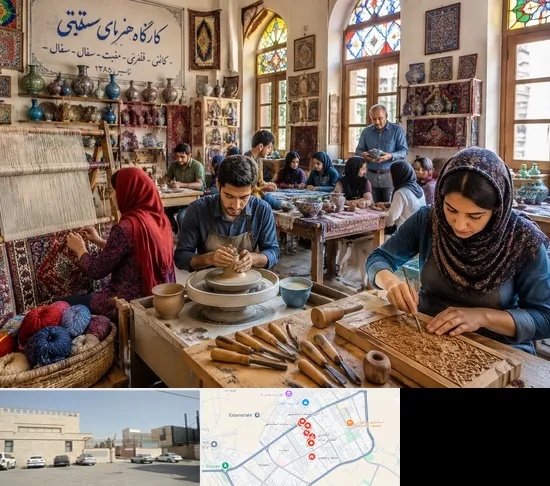 آموزشگاه صنایع دستی در نواب اسلامشهر