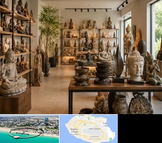 مجسمه فروشی در کیش