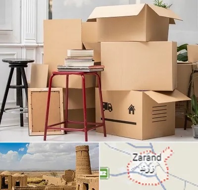 کارگر اسباب کشی و باربری در زرند