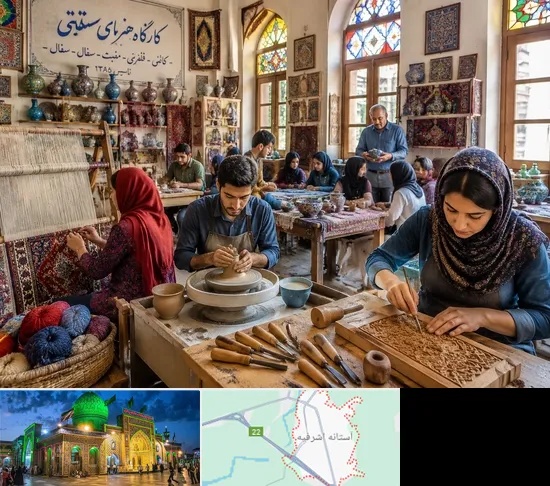 آموزشگاه صنایع دستی در آستانه اشرفیه