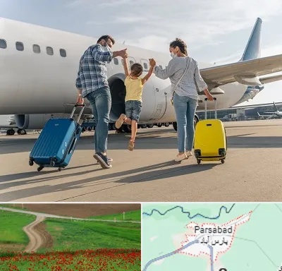 آژانس هواپیمایی در پارس آباد