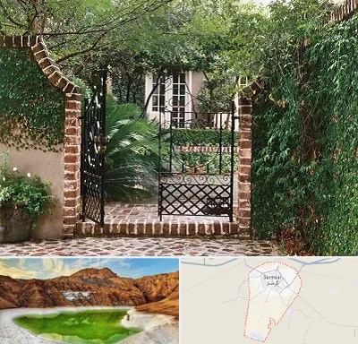 درب حیاط در گرمسار