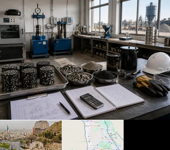 آموزش کارشناس فنی، تولید و اجرای آسفالت در فرهنگ شهر شیراز