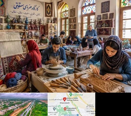 آموزشگاه صنایع دستی در قصرالدشت شیراز