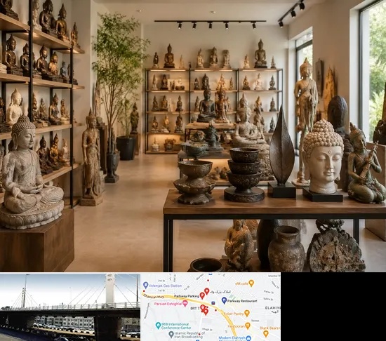 مجسمه فروشی در پارک وی