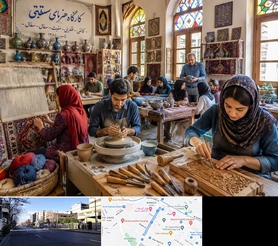 آموزشگاه صنایع دستی در خیابان ملاصدرا شیراز