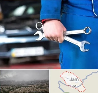 تعمیرگاه خودرو در جم