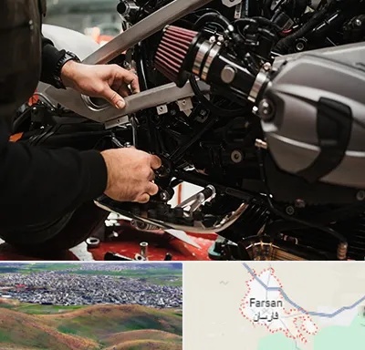 تعمیرگاه موتور سیکلت در فارسان