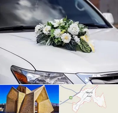 گل آرایی ماشین عروسی در نی ریز