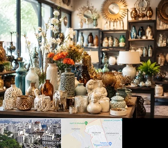 عمده فروشی وسایل دکوری و تزیینی در ولنجک