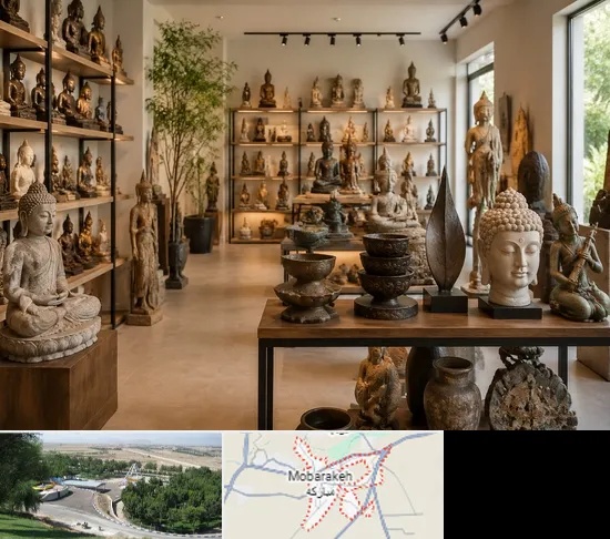 مجسمه فروشی در مبارکه