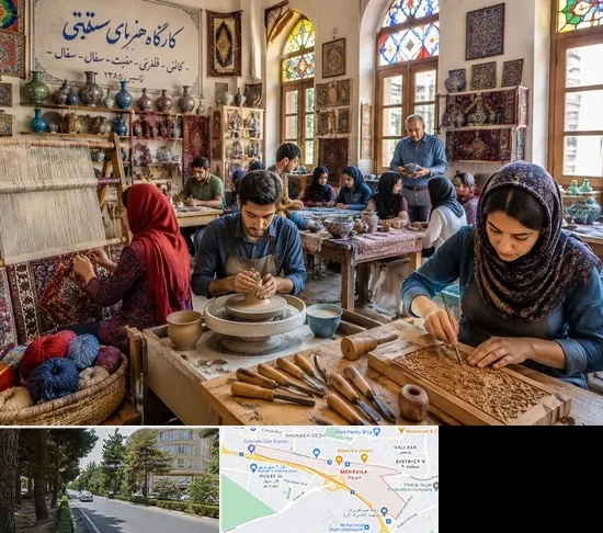 آموزشگاه صنایع دستی در مهرویلا کرج