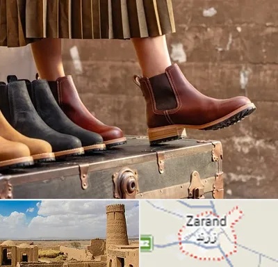 کفش چرم زنانه در زرند