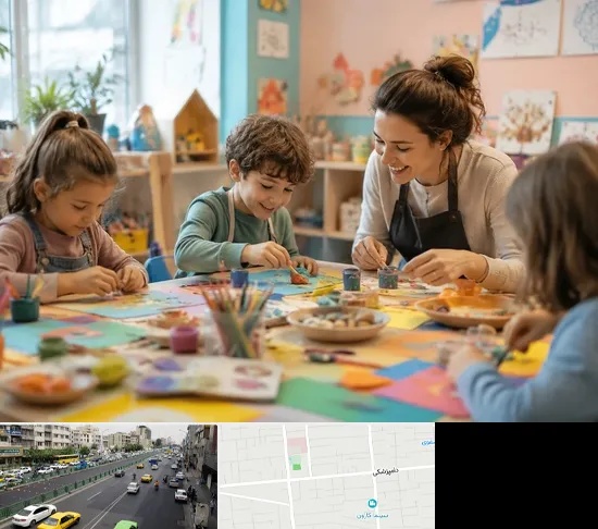 کارگاه خلاقیت در خیابان دامپزشکی