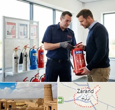 کپسول آتش نشانی در زرند