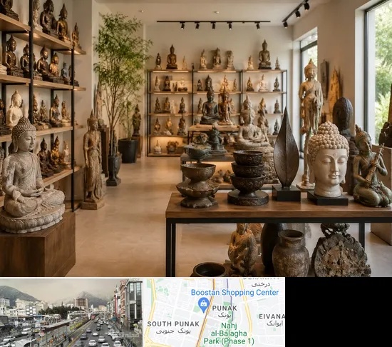 مجسمه فروشی در پونک
