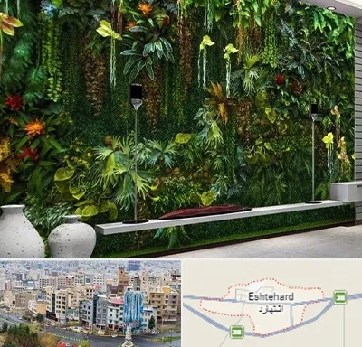 دیوار سبز مصنوعی در اشتهارد