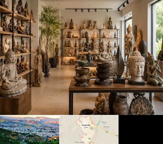 مجسمه فروشی در سنندج