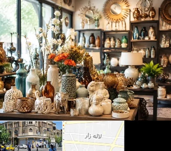 عمده فروشی وسایل دکوری و تزیینی در لاله زار
