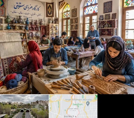 آموزشگاه صنایع دستی در یوسف آباد