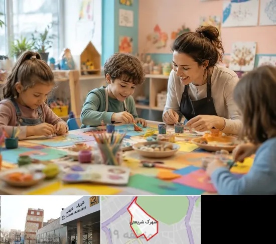 کارگاه خلاقیت در شهرک شریعتی