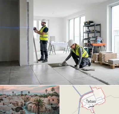 بازسازی ساختمان در طبس