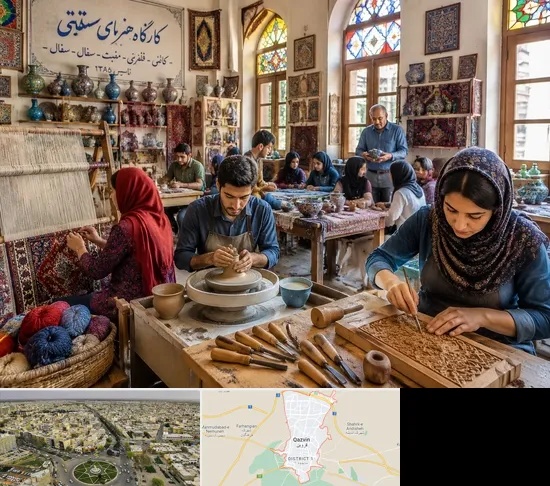 آموزشگاه صنایع دستی در قزوین