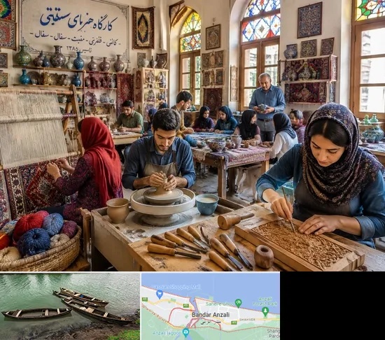 آموزشگاه صنایع دستی در بندر انزلی