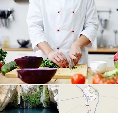 تهیه غذا در خورموج