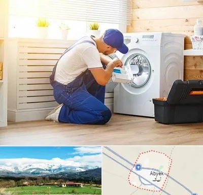 نصاب ماشین لباسشویی در آبیک