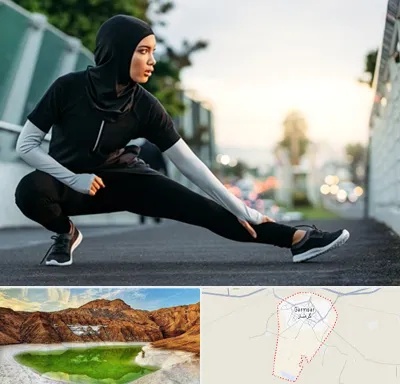 فروشگاه لباس ورزشی زنانه در گرمسار