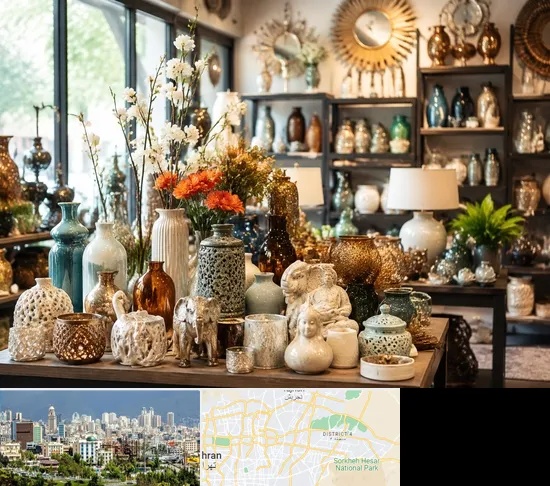 عمده فروشی وسایل دکوری و تزیینی در شرق تهران