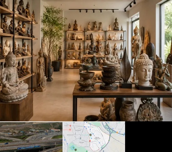 مجسمه فروشی در یاغچیان تبریز