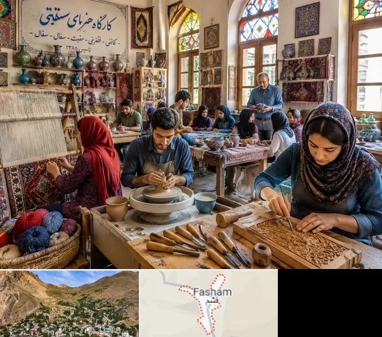 آموزشگاه صنایع دستی در فشم