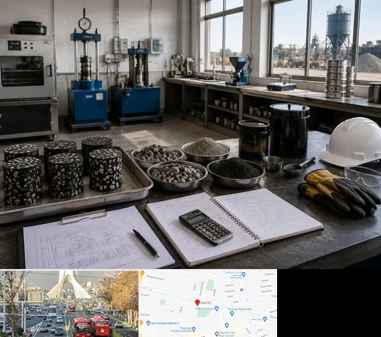 آموزش کارشناس فنی، تولید و اجرای آسفالت در خیابان آزادی