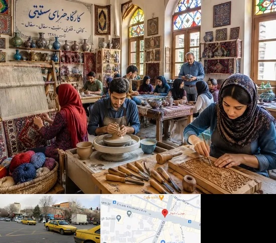 آموزشگاه صنایع دستی در شهناز تبریز