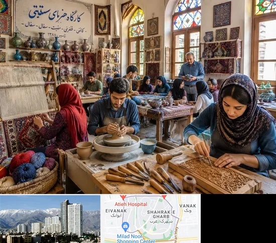 آموزشگاه صنایع دستی در شهرک غرب