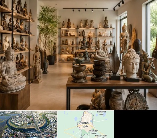مجسمه فروشی در بابل