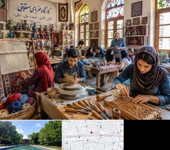 آموزشگاه صنایع دستی در هشت بهشت اصفهان