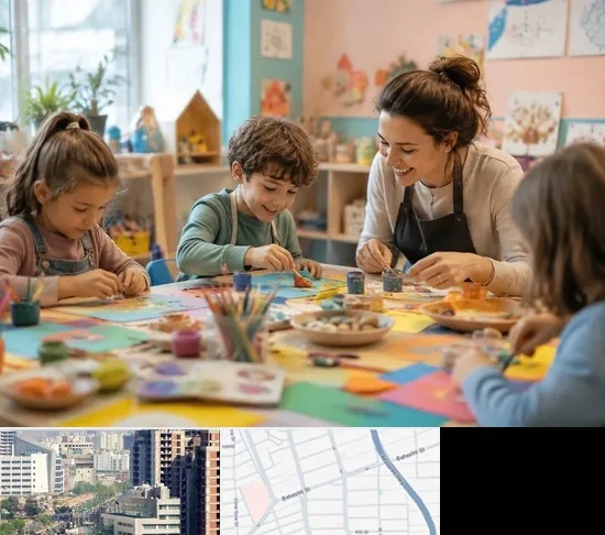 کارگاه خلاقیت در خیابان بهشتی