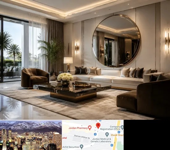 فروشگاه آینه دکوراتیو در جردن