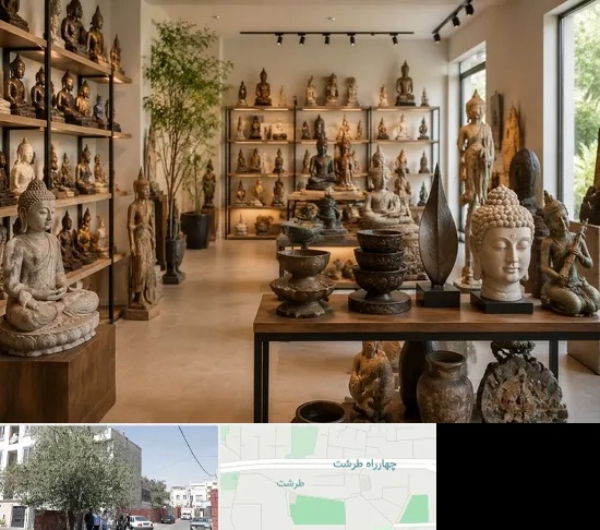 مجسمه فروشی در طرشت