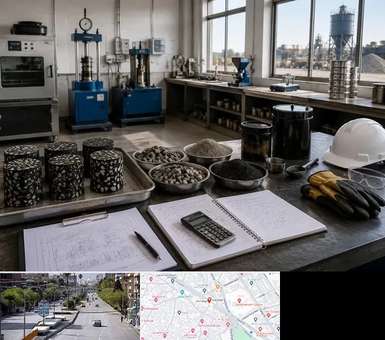 آموزش کارشناس فنی، تولید و اجرای آسفالت در خیابان زند شیراز