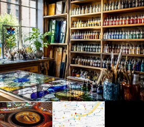 فروشگاه لوازم ویترای در میدان ولیعصر