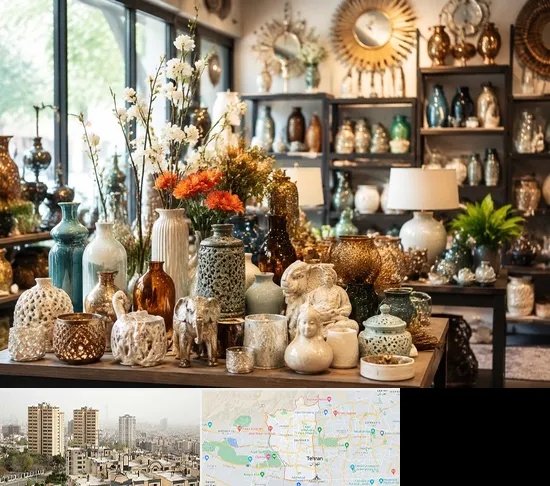 عمده فروشی وسایل دکوری و تزیینی در منطقه 5 تهران