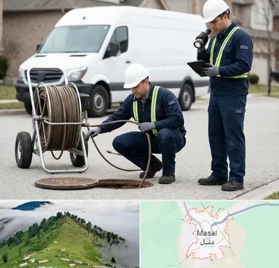 چاه بازکنی و تخلیه چاه در ماسال