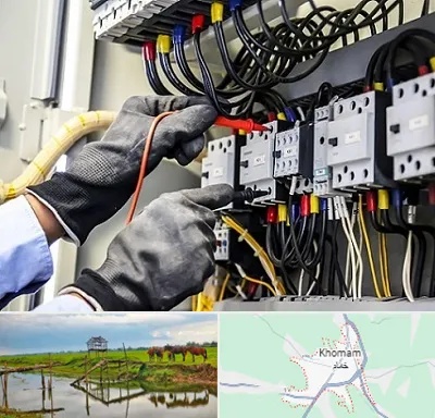 برقکار ساختمان در خمام